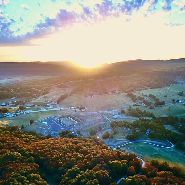 vue du stade de biathlon