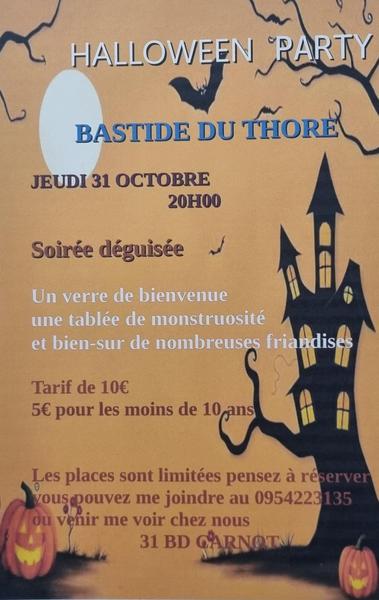 Halloween Party à la Bastide du Thoré 