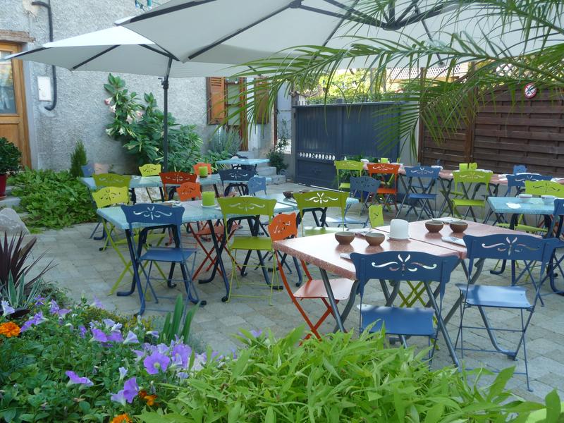 Terrasse cote jardin