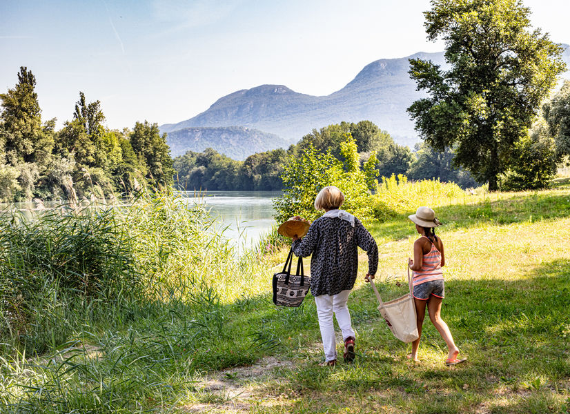 Bords du Rhône à Yenne