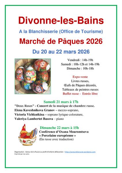 Marché de Pâques_Divonne-les-Bains
