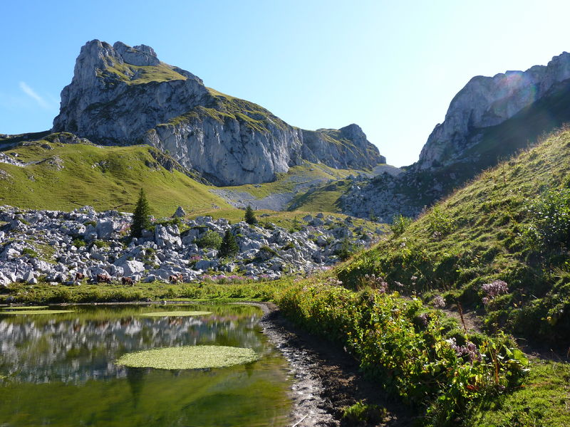 Hiking loop from Lake of the Case d’ Oche