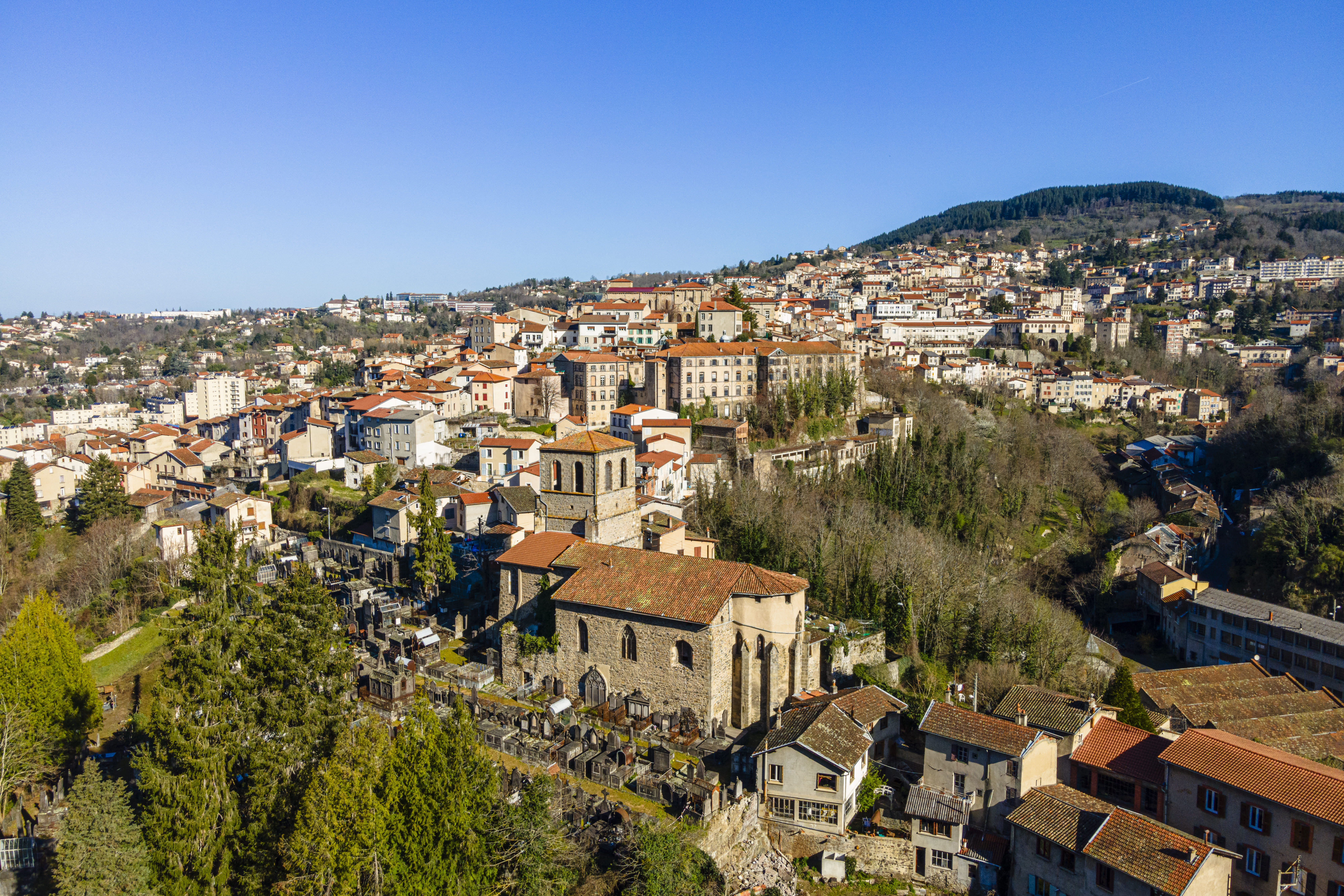 Vue sur la ville de Thiers