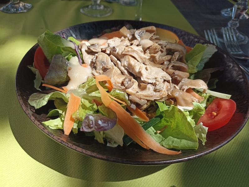 salade aux pleurotes