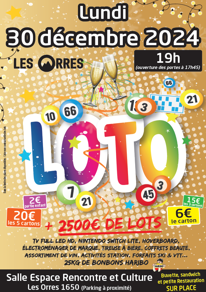 Grand Loto du Nouvel An_Les Orres