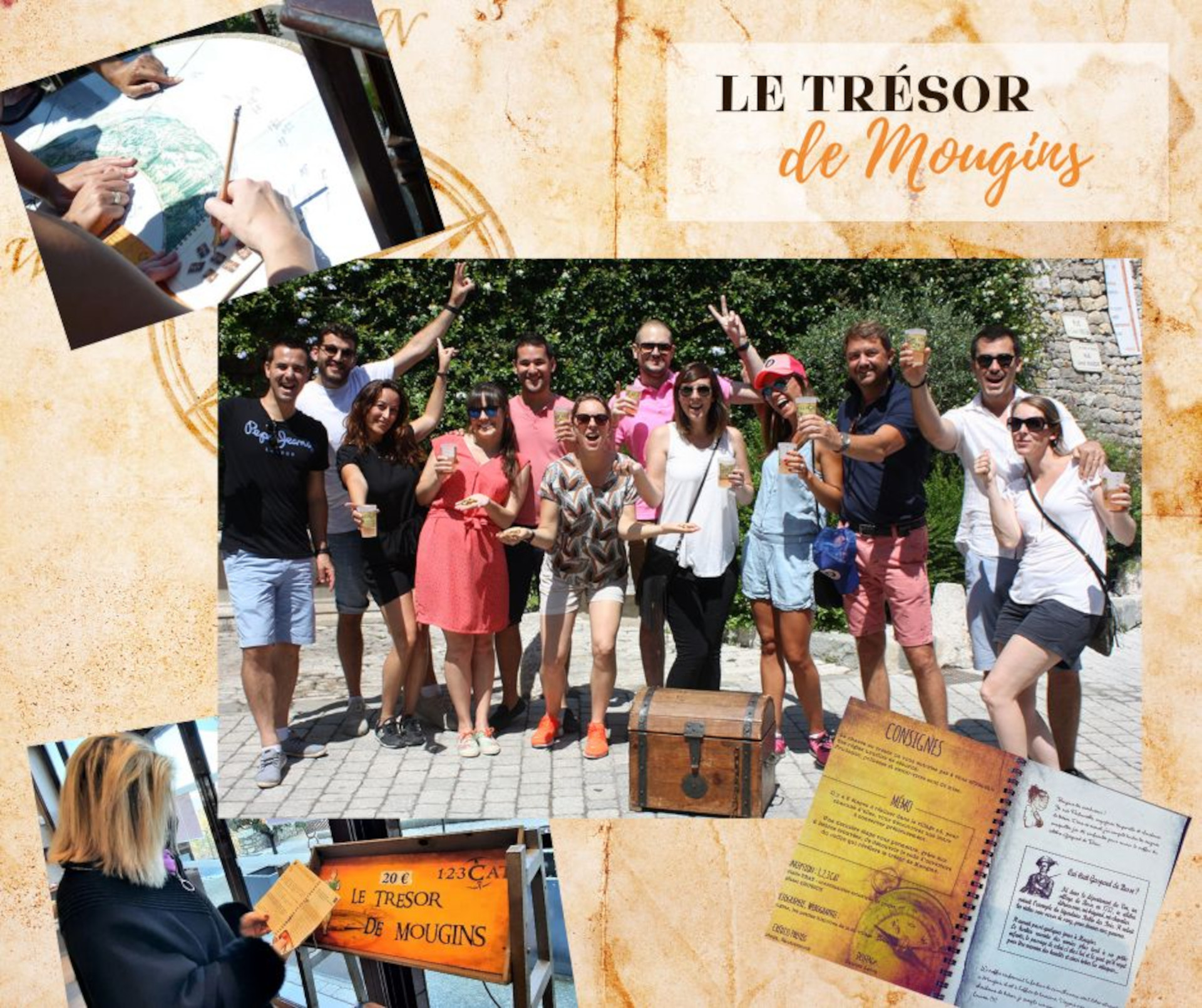 Livret de jeu chasse au trésor à Mougins