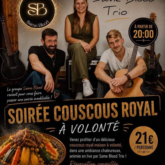 Soirée Couscous Royal - Instant Charentais