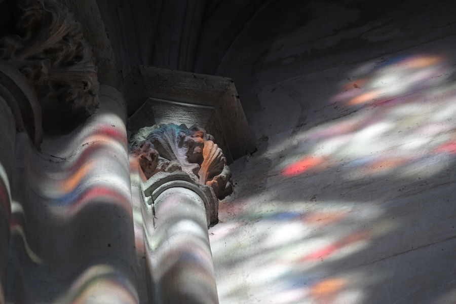 Jeux de lumière dans l'église