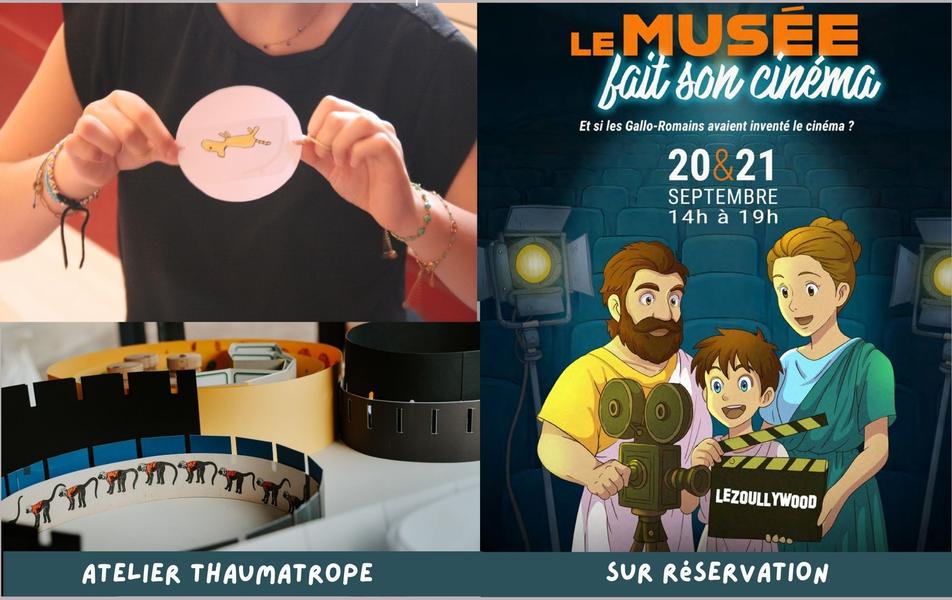 Atelier Thaumatrope - Journées européennes du patrimoine
