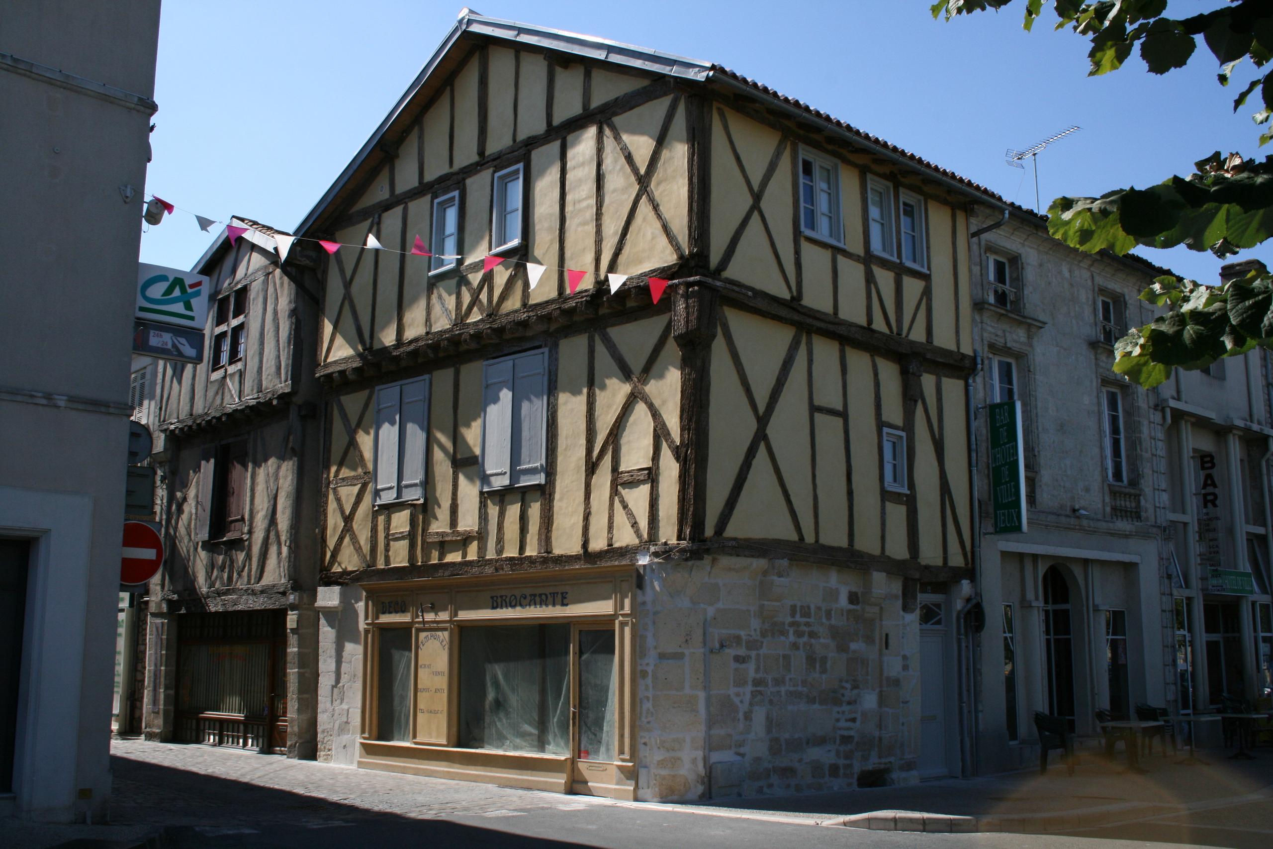 Maison à pan de bois