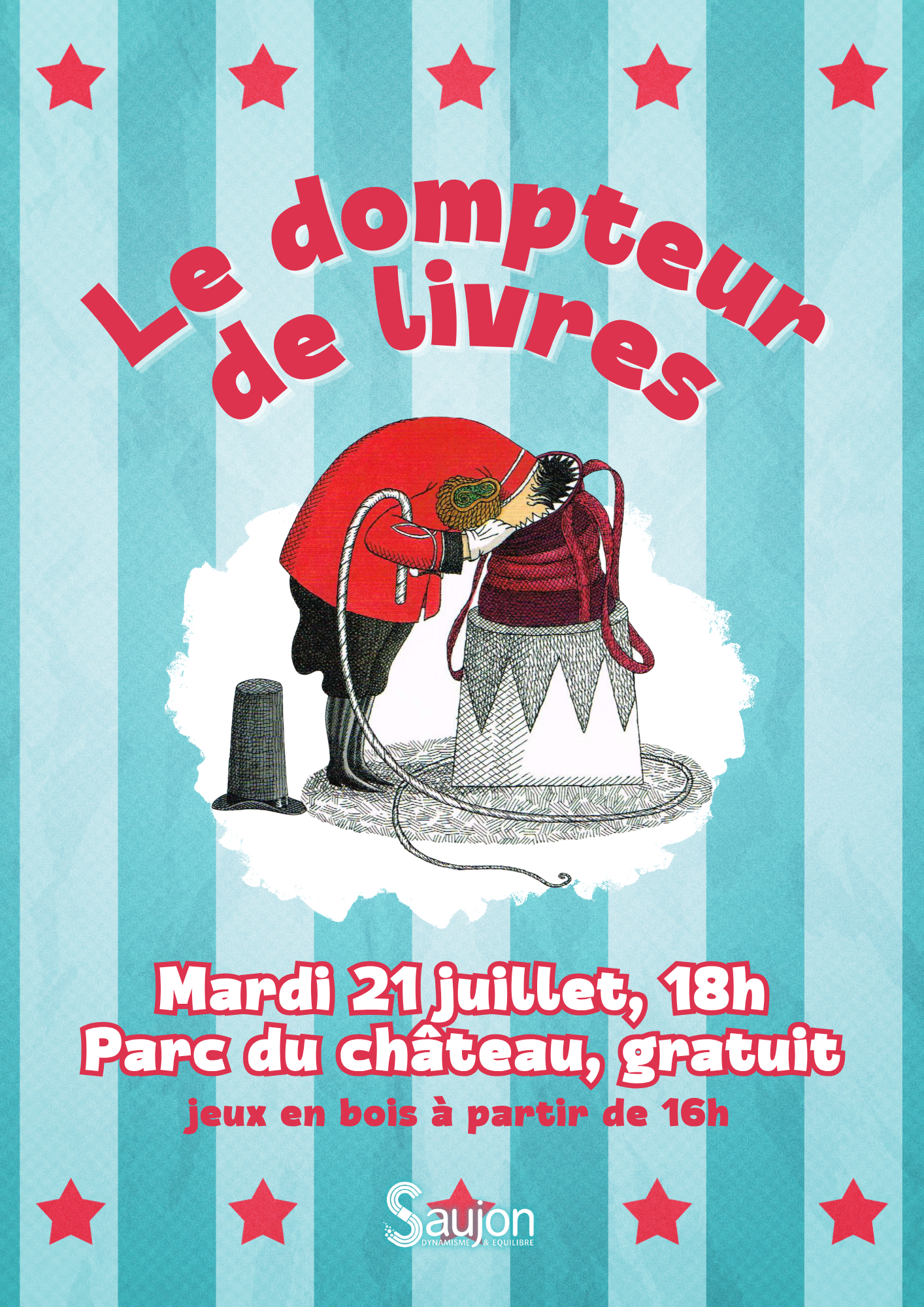 Spectacle jeune public - Le dompteur de livres
