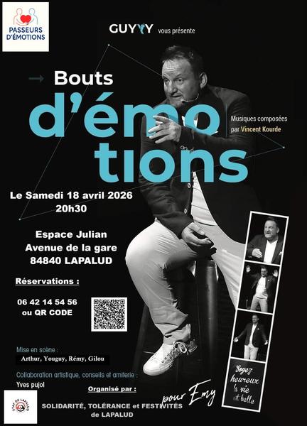 Spectacle Bouts d&rsquo;émotions - Lapalud