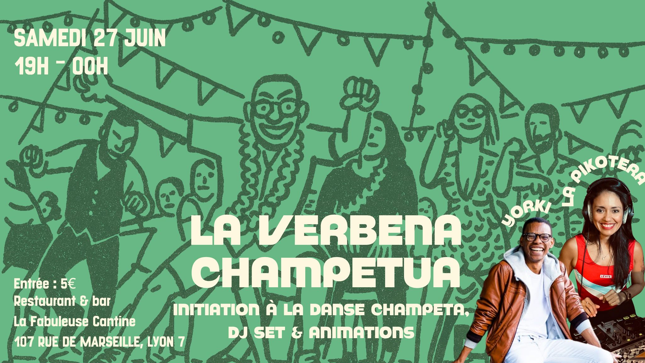 La Verbena Champetua - Initiation danse, Dj Set & animations