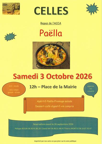 Repas Paella
