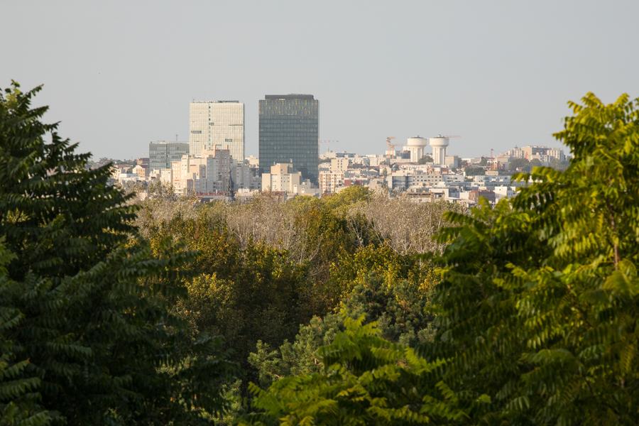 Vue depuis la Butte aux canons 