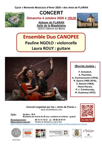 Abbaye de Flaran - Ensemble duo CANOPEE_Valence-sur-Baïse