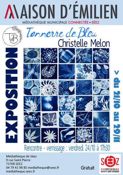Expo "Tonnerre de Bleu" à la médiathèque