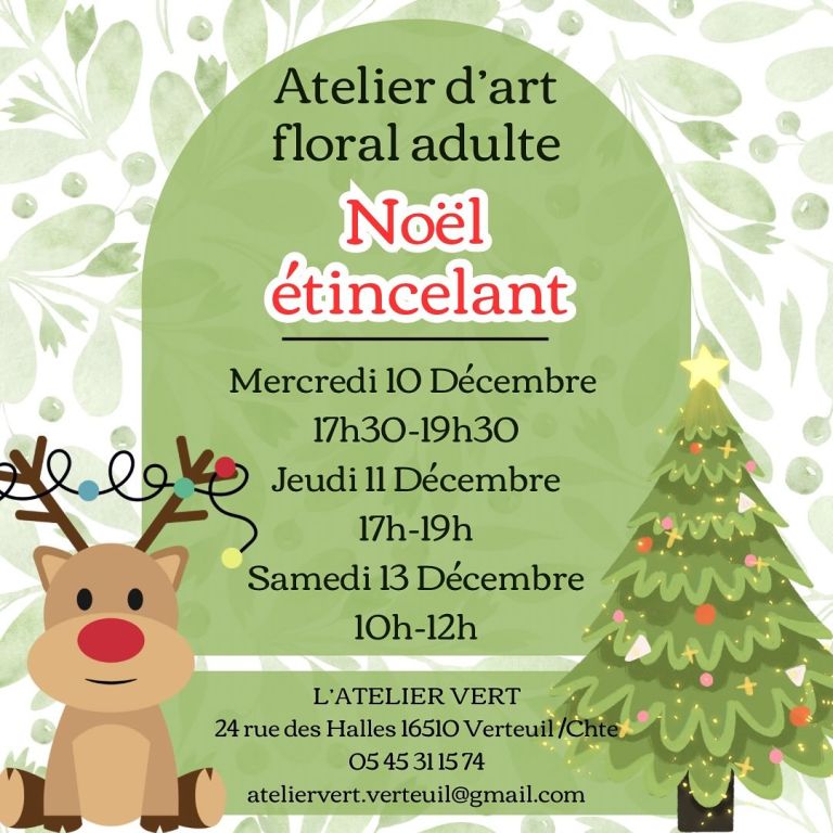Atelier floral adultes