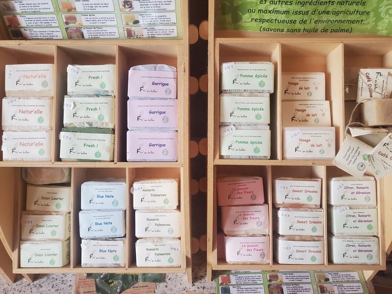 Des savons qui sentent bons confectionnés par ici