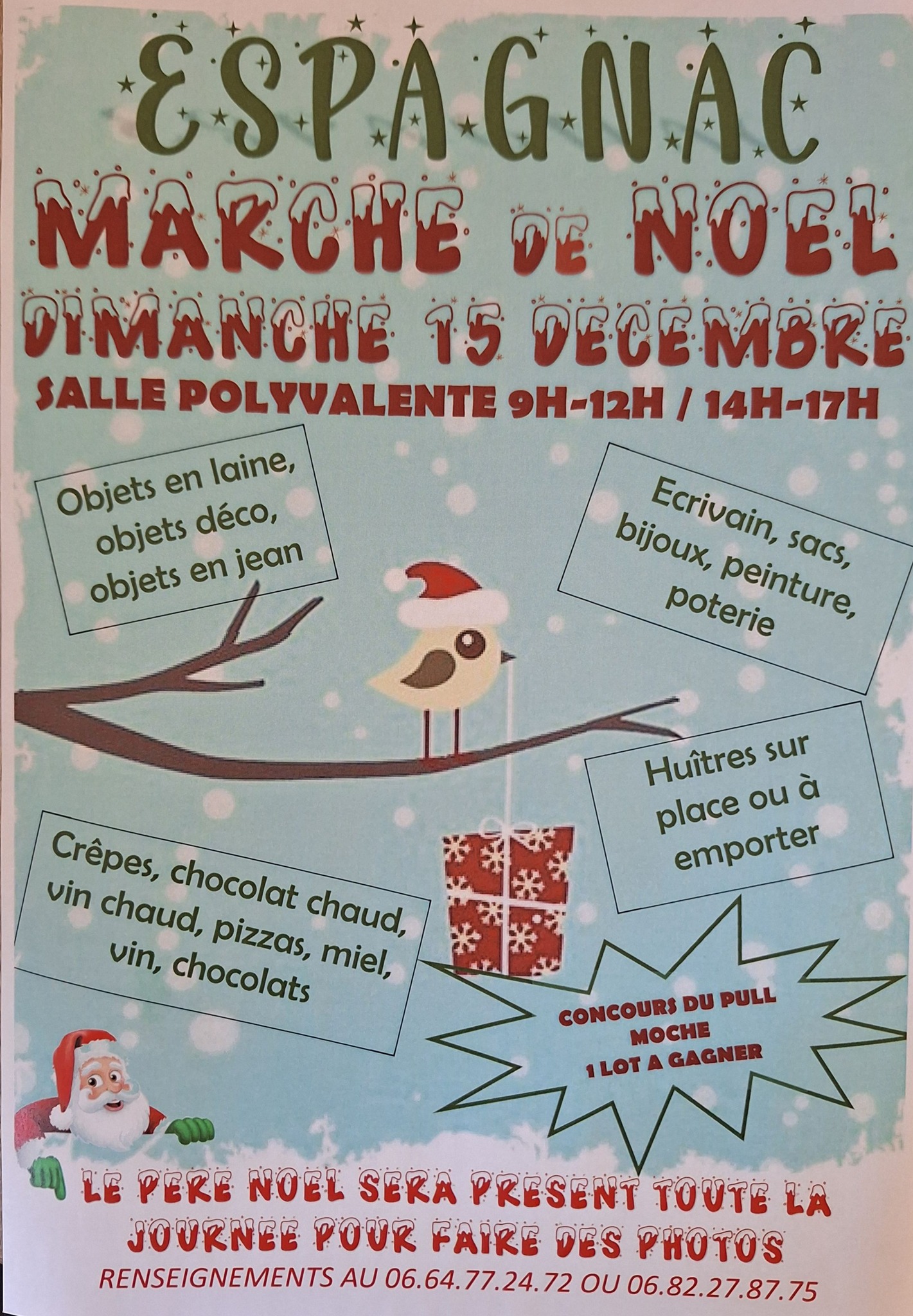Marché de Noël du comité des fêtes de l'Isle d'Espagnac