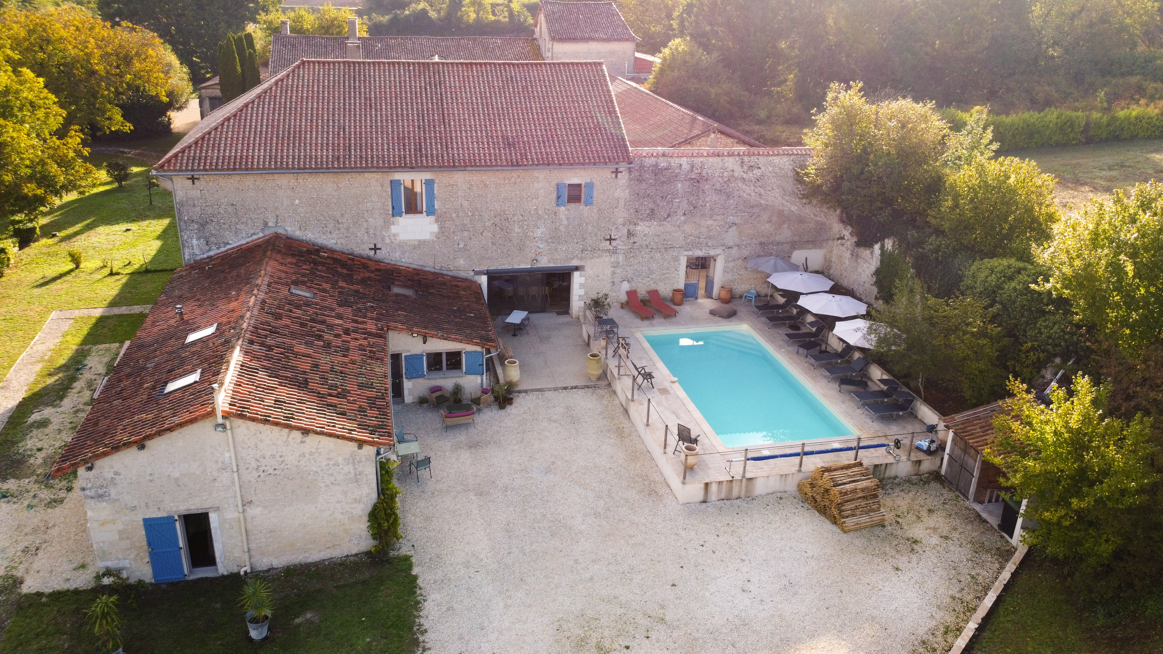 Gîte le Patio Bleu - 11 personnes