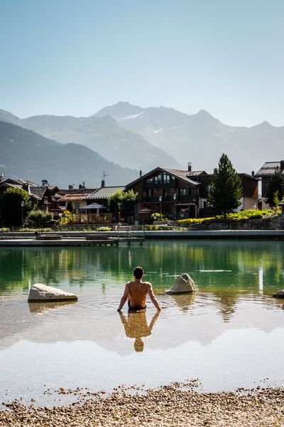 Baignade lac du Praz