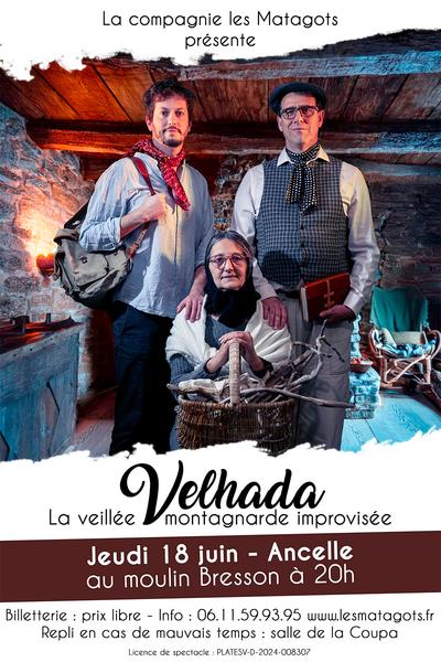Spectacle 'Velhada, la veillée montagnarde improvisée'