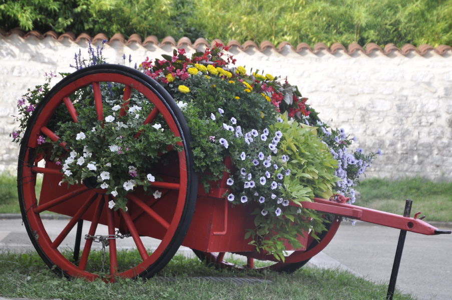 Village fleuri de Simandre