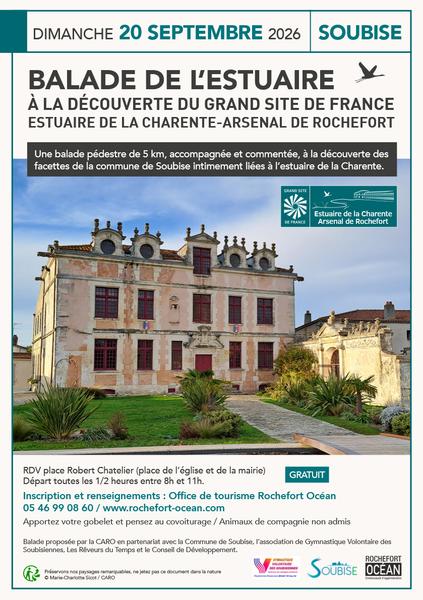 Journées européennes du patrimoine : balade de l'estuaire à Soubise