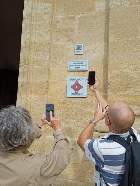 Inauguration des plaques Patrimoine de l’Hôtel-Dieu, de la chapelle Sainte-Anne, de l’esplanade du Moulin de Bertoire et de la chapelle Saint-Roch - Journées du patrimoine