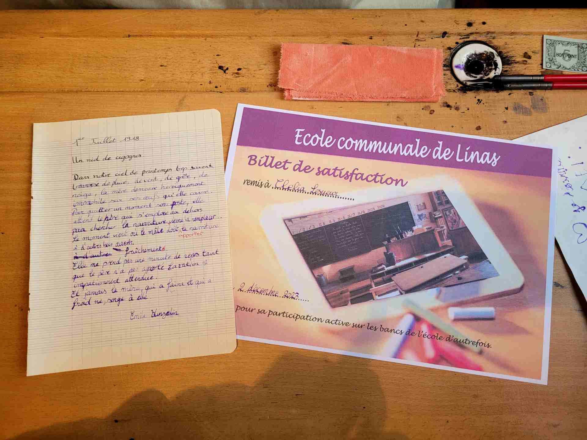 Dictu00e9e classe d'autrefois Linas