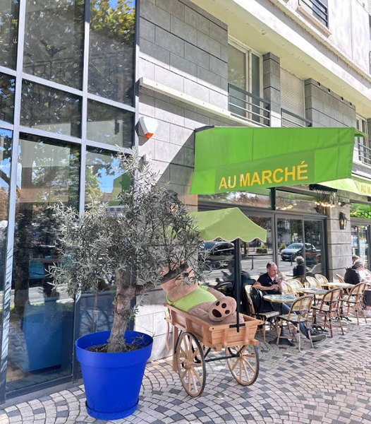 Façade du restaurant Au Marché 