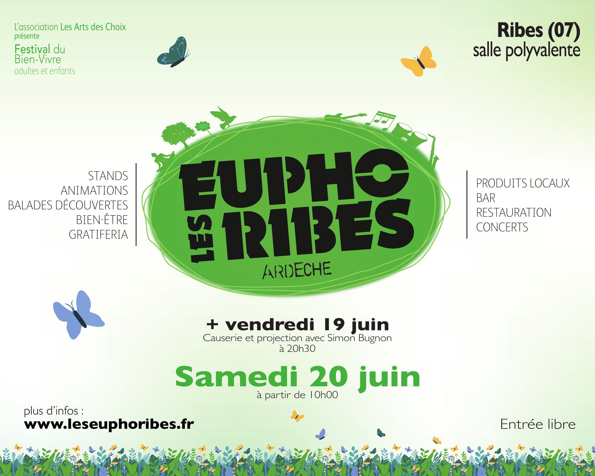 2ème édition - Les Euphoribes : Festival du Bien-Vivre