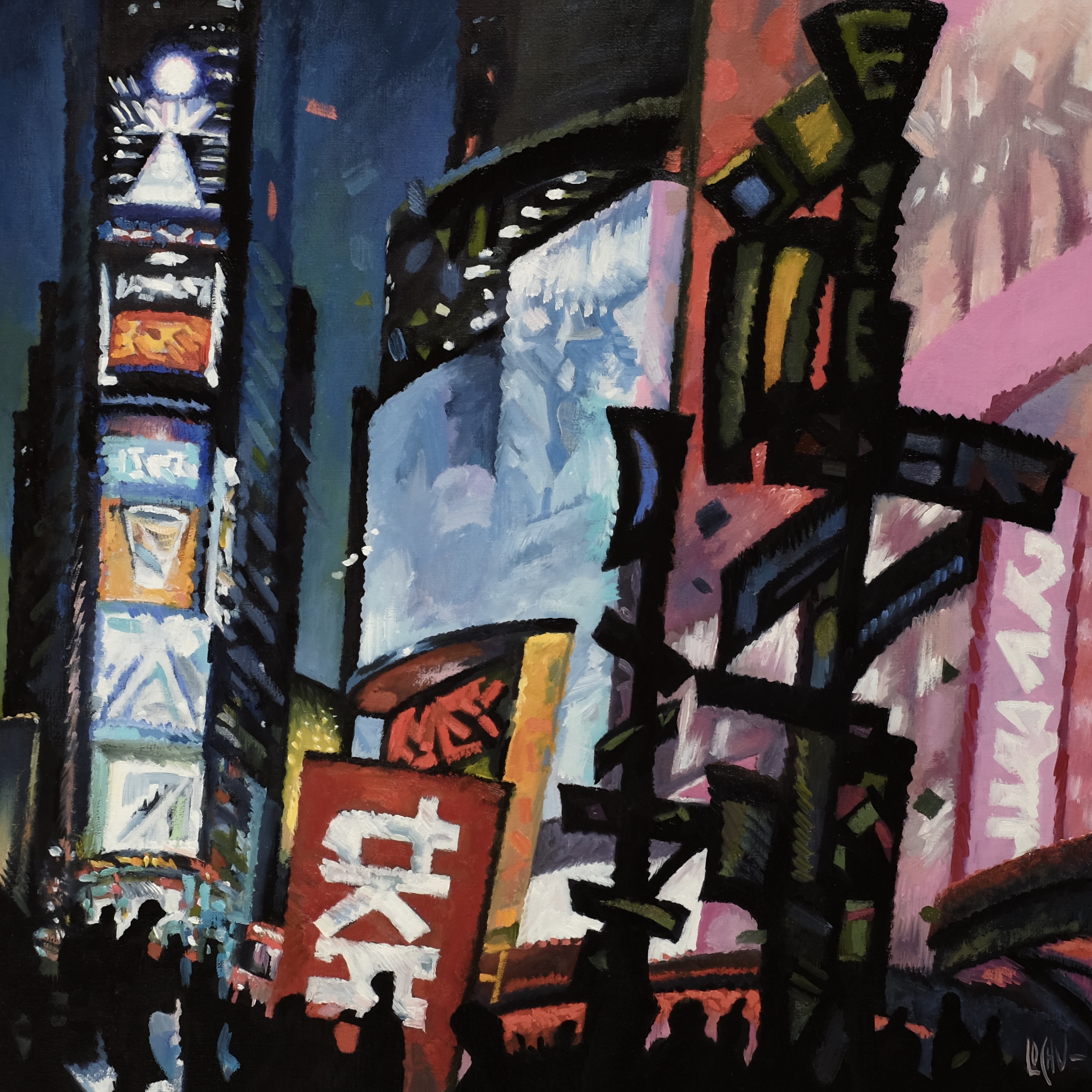 URBAN TOTEM ON TIMES SQUARE-60x60-2018-HST