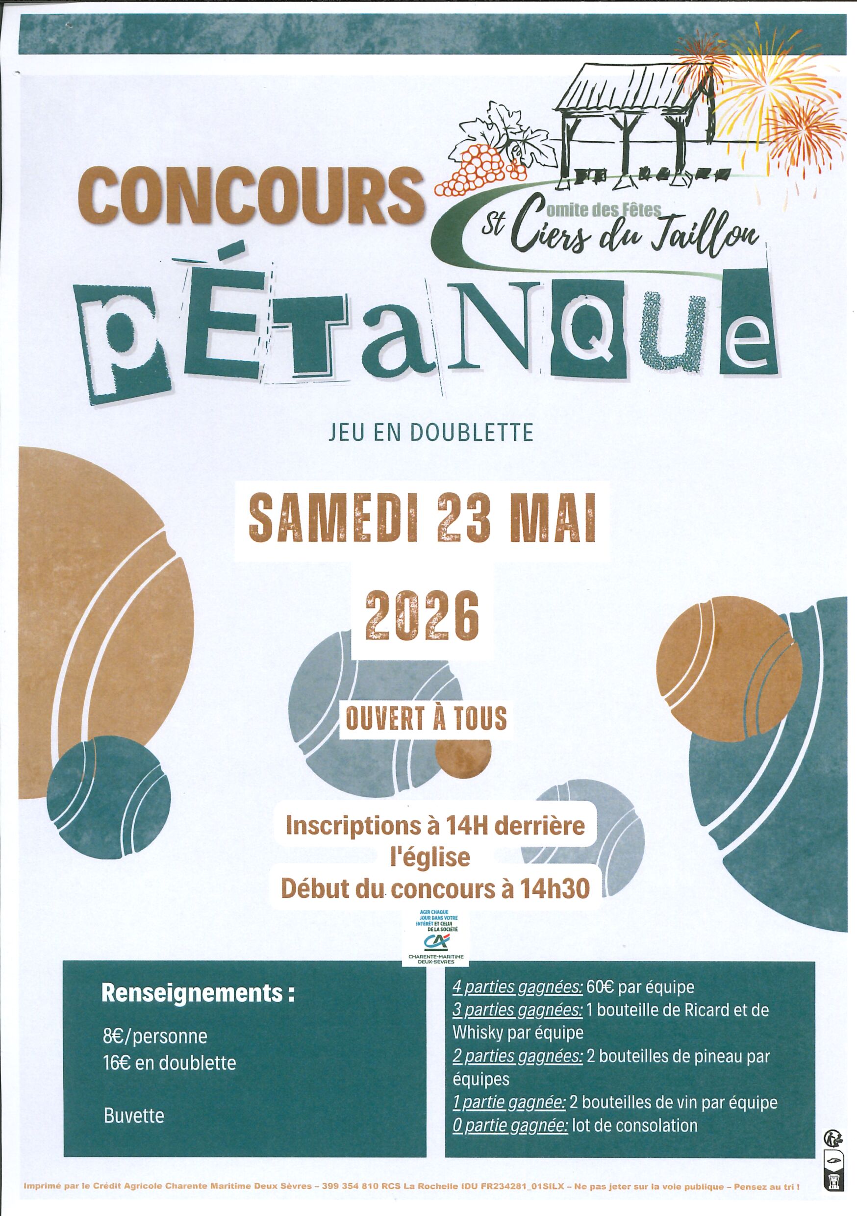 Concours de pétanque