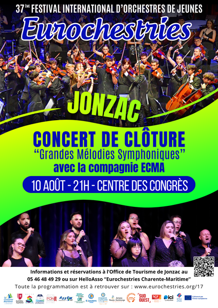 Concert de clôture à Jonzac - 37ème édition du festival international des Eurochestries