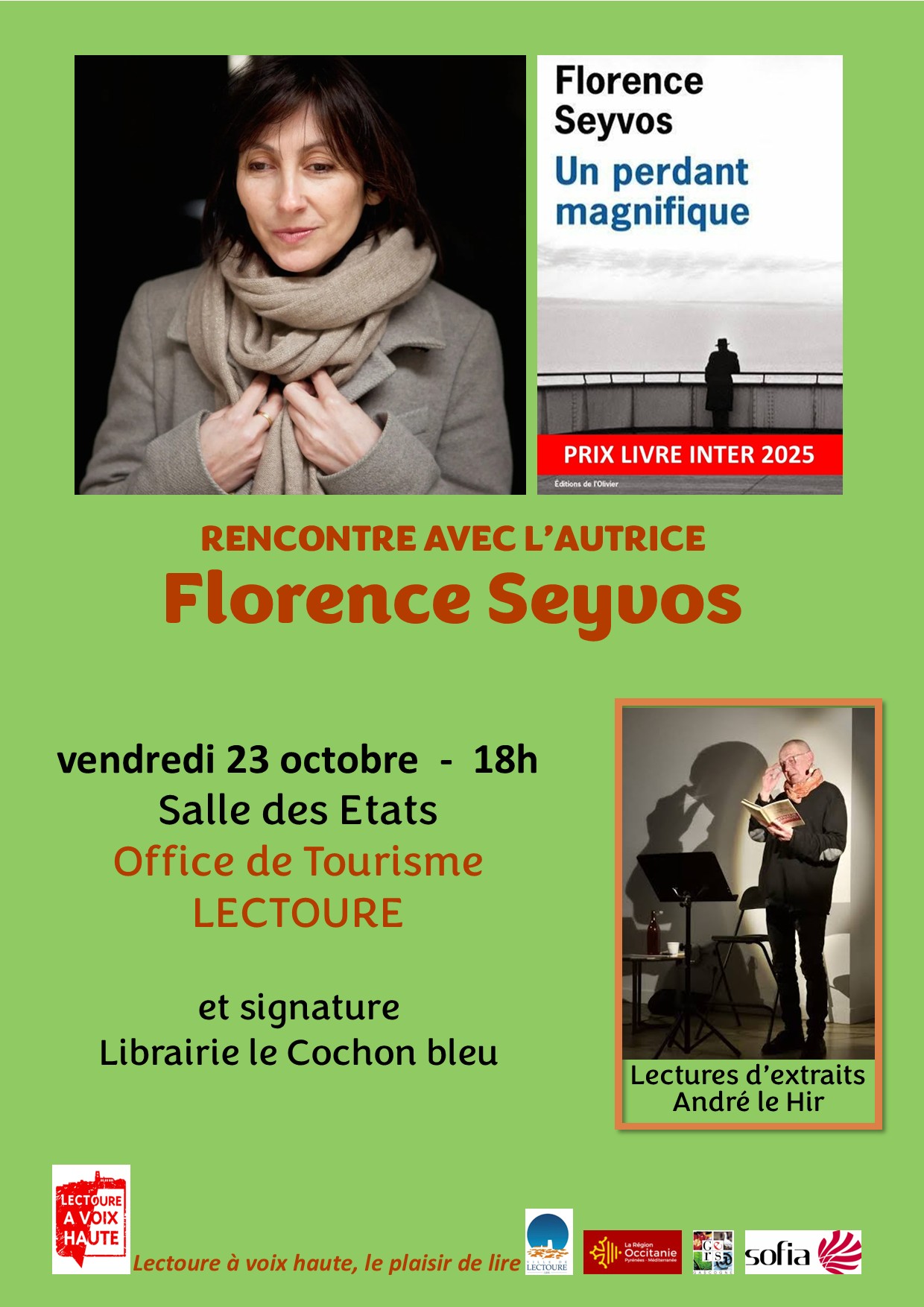 Rencontre avec l'autrice Florence Seyvos_Lectoure