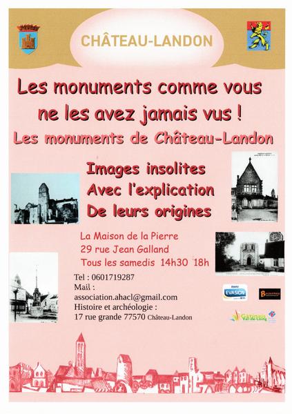 affiche les monuments 2026