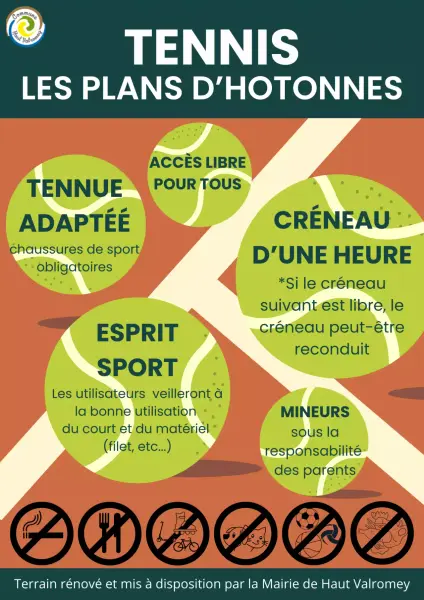 Court de tennis aux Plans d'Hotonnes_Haut Valromey