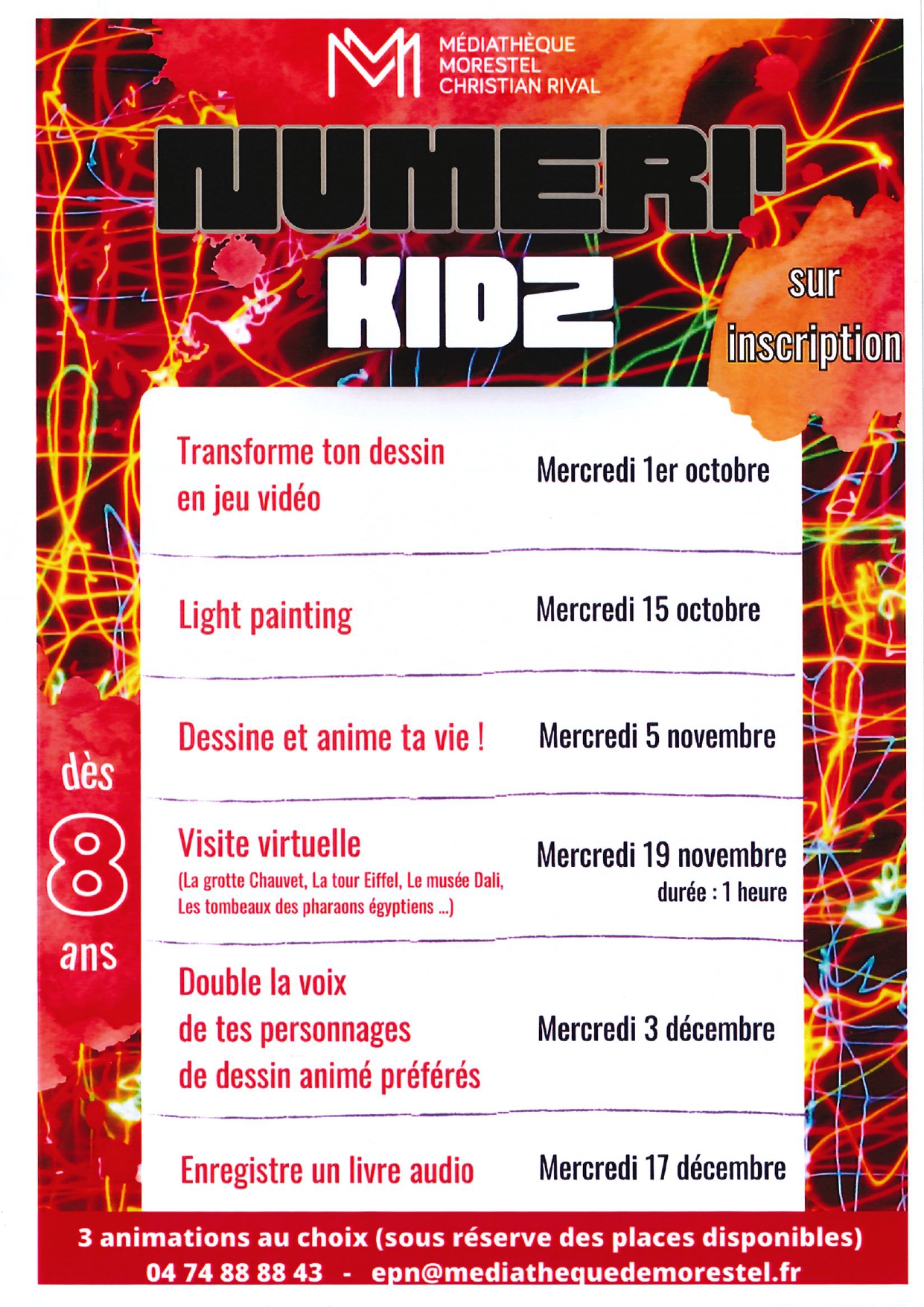 Numéri'Kidz : Ateliers multimédia pour enfant!_Morestel