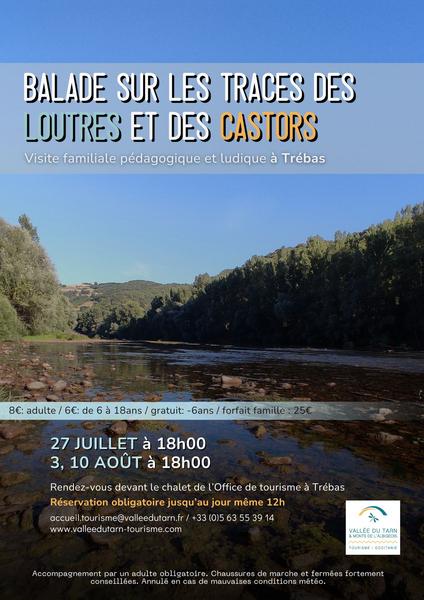 Balade sur les traces des loutres et castors