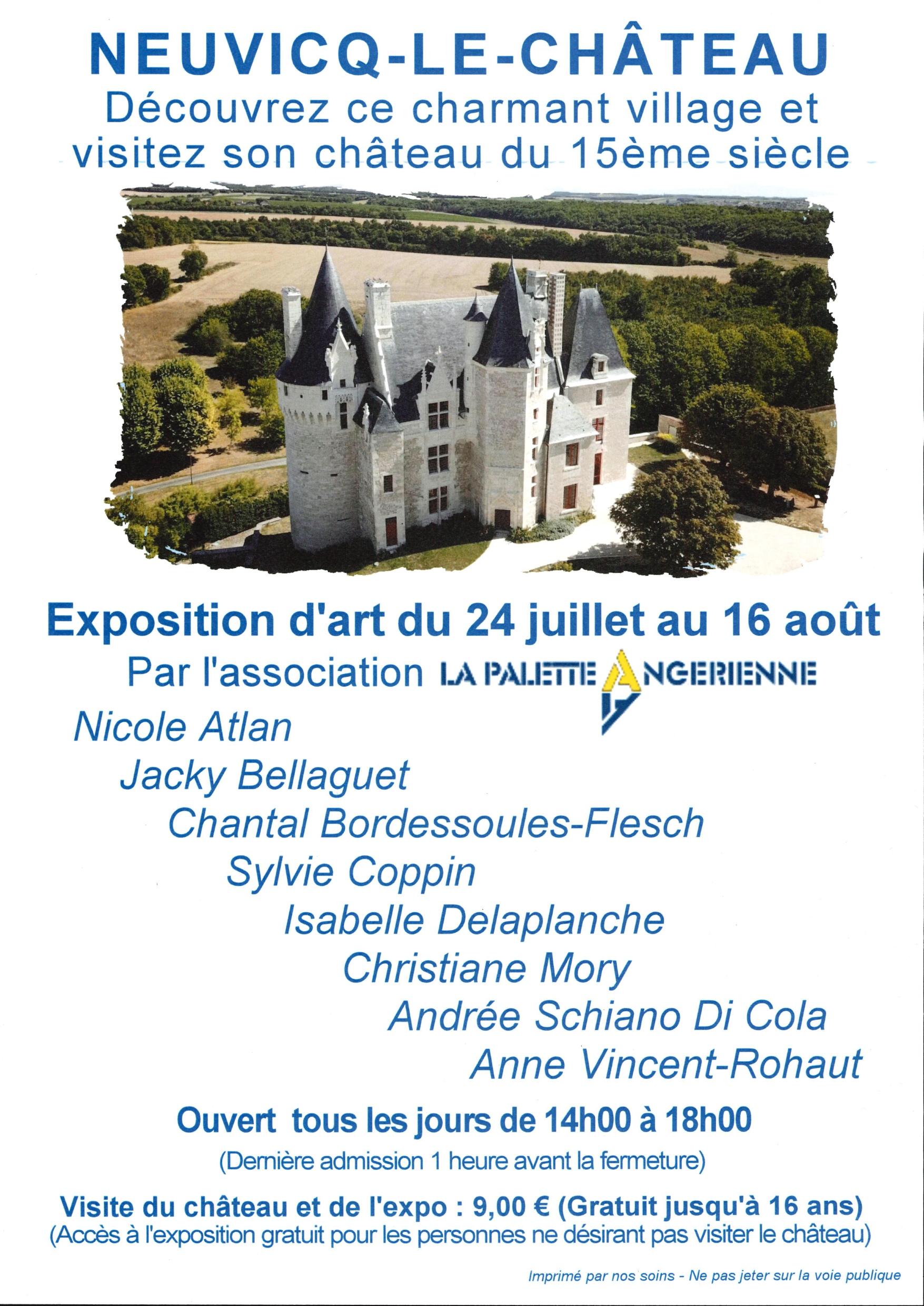 Exposition d'art - Château de Neuvicq