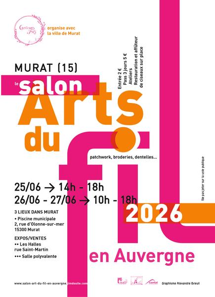 Salon Arts du fil en Auvergne 2026