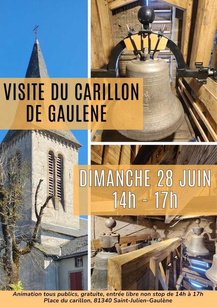 Visite du carillon de Gaulène