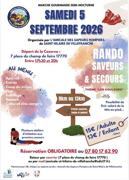 Marche gourmande semi-nocturne