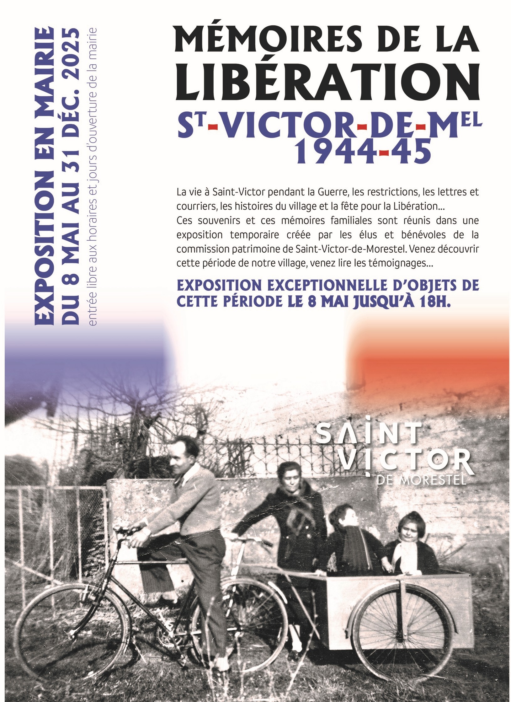 Exposition sur la mémoire de la libération à Saint-Victor-de-Morestel_Saint-Vic…