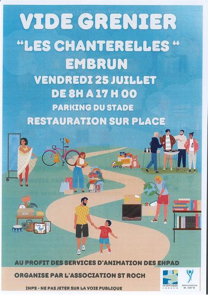 Vide grenier ' Les Chanterelles'_Embrun - © Association St Roch Vide grenier ' Les Chanterelles'_Embrun - © Association St Roch