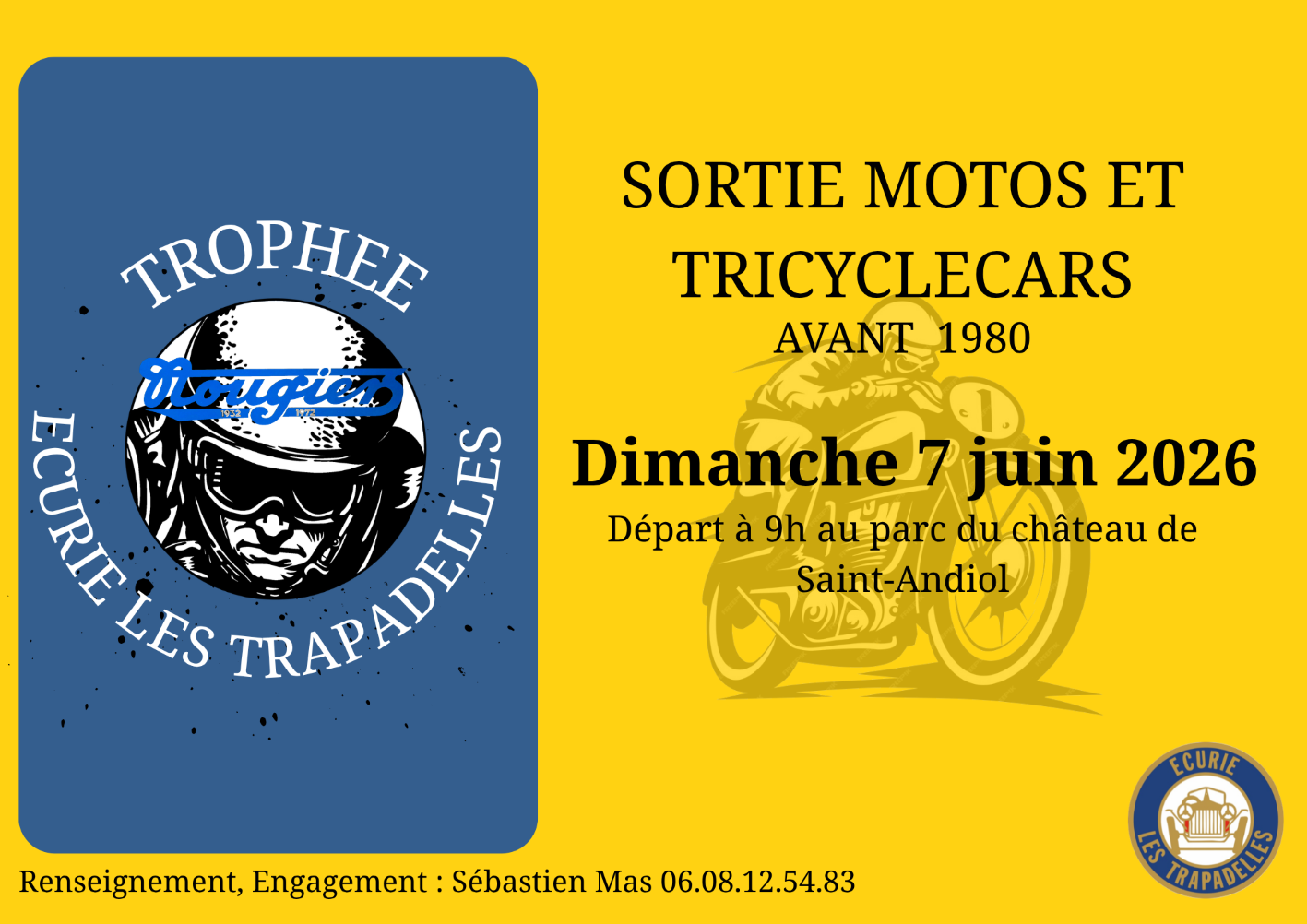 Sortie motos et tricyclecars