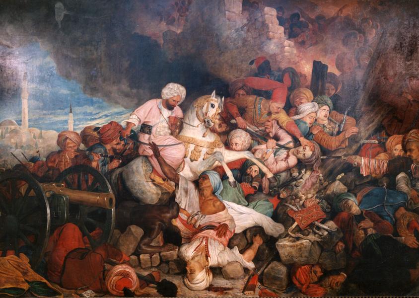 Visite guidée : Le massacre des Janissaires de Charles-Emile Callande de Champmartin (1826)