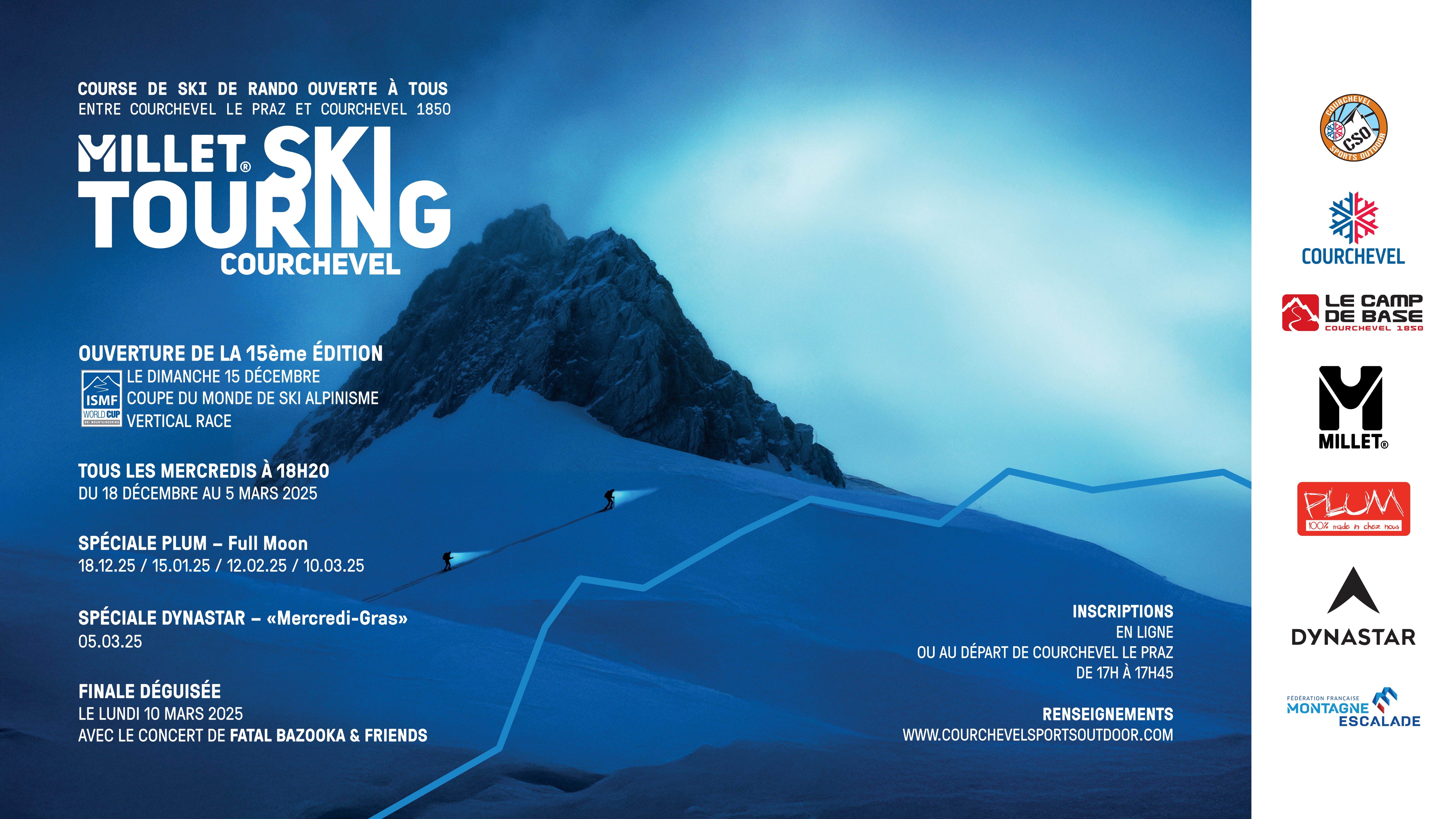 MILLET SKI TOURING COURCHEVEL - Moutaineering ski competition - Special DYNASTAR - FAT WEDNESDAY